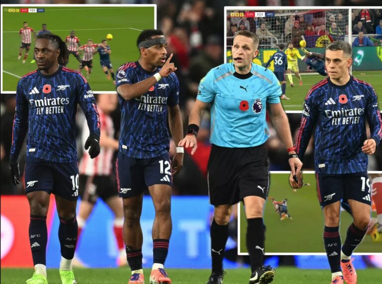 Arsenal receive new referee verdicts on Dan Ballard red card and controversial Sunderland goals