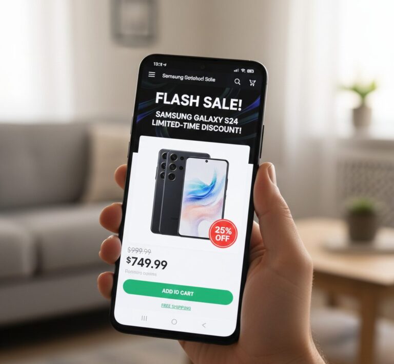 Samsung Galaxy S24 is discounted on this site